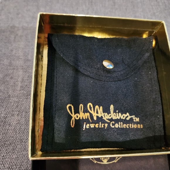 Beaded Pavé - Triple Bead Hoop Earrings by John Medeiros Jewelry Collections - Picture 3 of 3